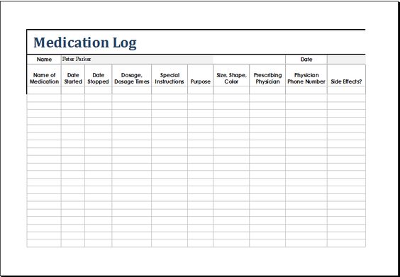 medication logs oyle kalakaari co controlled substance log sheet template