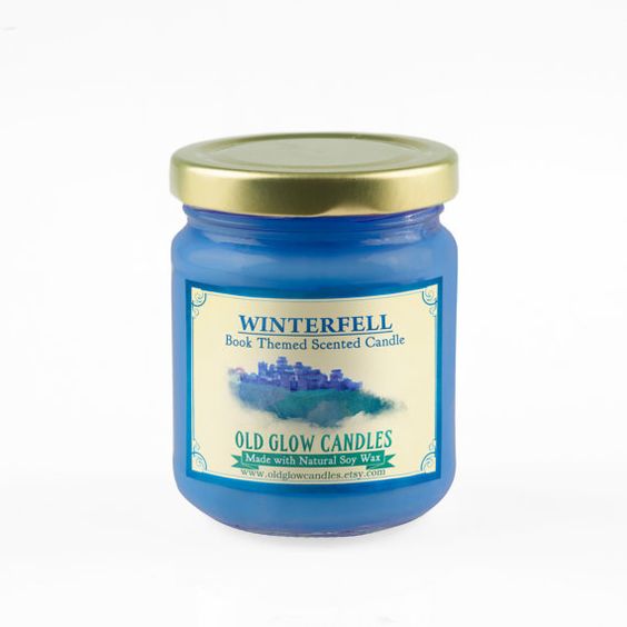 Winterfell Inspired Scented Soy Candle Game of by OldGlowCandles