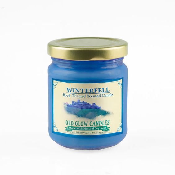 Winterfell Inspired Scented Soy Candle  Game of by OldGlowCandles