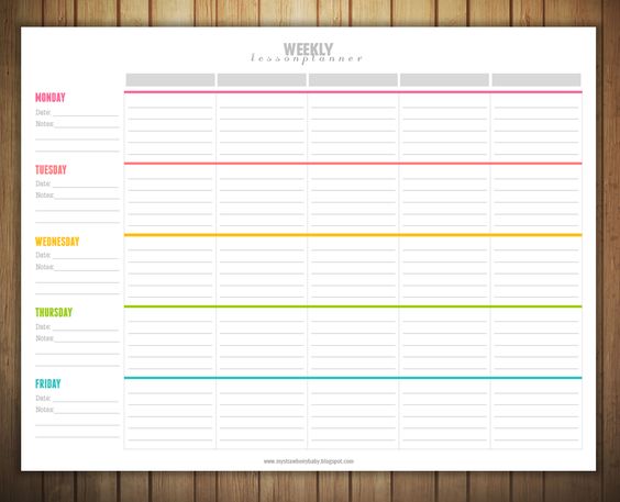 Free Printable Weekly Lesson Plan Template Ms Greene My Own - product comparison template word Free Printable Weekly Lesson Plan Template Ms Greene My Own - product comparison template word
