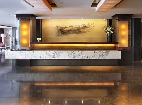 hotel receptionist desk