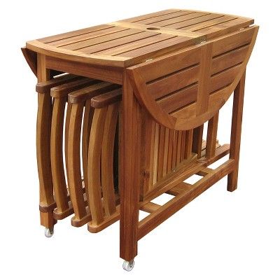 Stylish Folding Dining Table And Chairs Set Foldable Dining Table