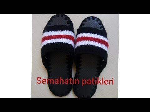 Cift Tabanli Terletmeyen Orgu Terlikler Part 2 Terlikyapimi Orguterlik Evterligi Youtube Terli K Orgu Patikler