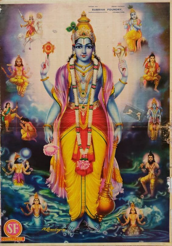 Maha Vishnu – Dasavatharam - Thevar Art Gallery