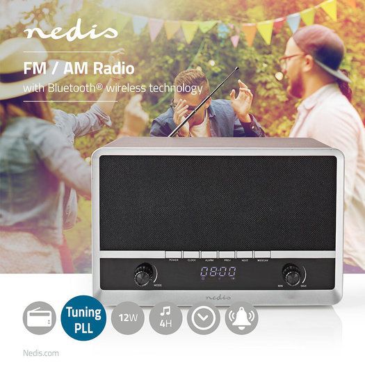 radio tafelmodel am fm batterij usb gevoed digitaal scherm grootte 1 6 zwart blauw scherm bluetooth wekkerklok bruin zwart radio blauw scherm scherm