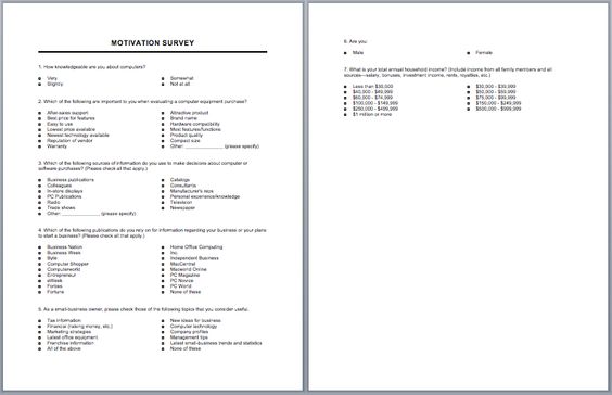 Employee Motivation Survey Sample Business Pinterest - employee manual template Employee Motivation Survey Sample Business Pinterest - employee manual template