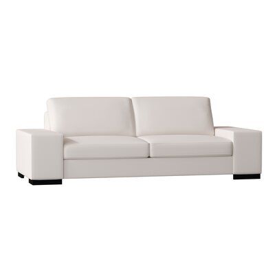 Poshbin Harrison Mid Century Modern Sofa Body Fabric Lena White Mid Century Modern Sofa Body Fabric