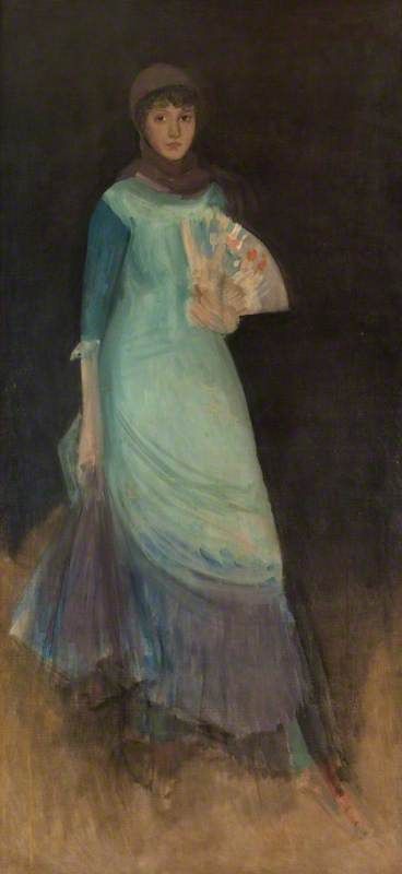 James Abbott McNeill Whistler Harmony in Blue and Violet: Miss Finch