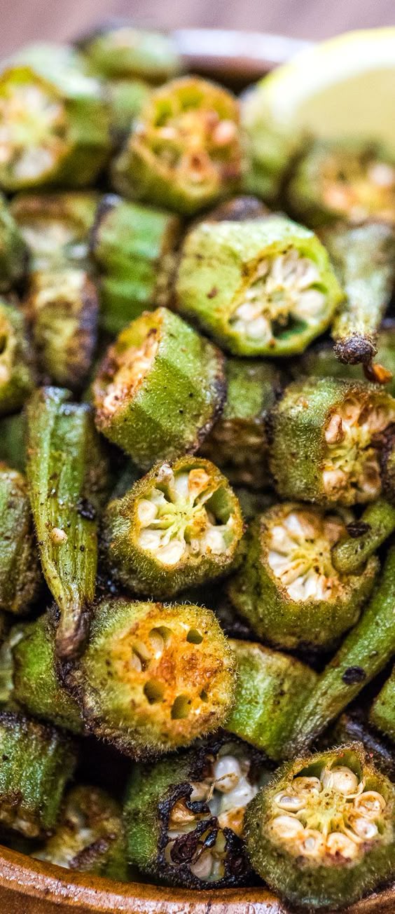 Easy Baked Okra