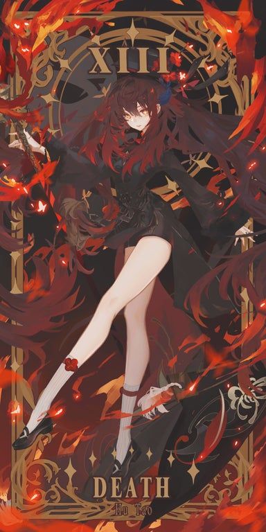 The Death Tarot : HuTao_Mains