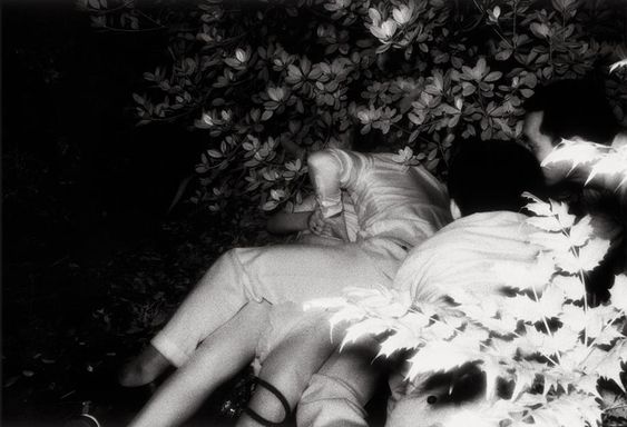 Kohei Yoskiyuki: “Park” uses infrared flash to document voyeurs watching couples fooling around in Tokyo parks at night (PHOTOS).