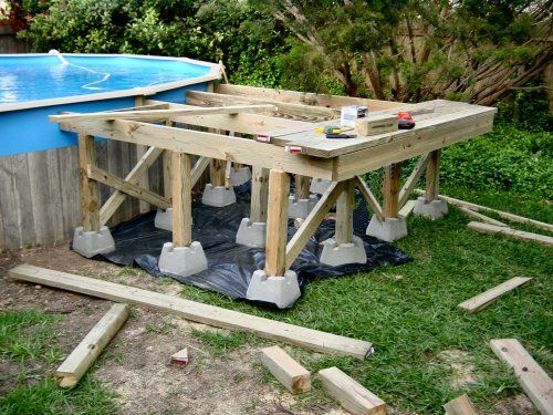 free do it yourself deck building plans todays free plans for the home pinterest deck building plans decking and building - Above Ground Pool Floating Deck free do it yourself deck building plans todays free plans for the home pinterest deck building plans decking and building - Above Ground Pool Floating Deck