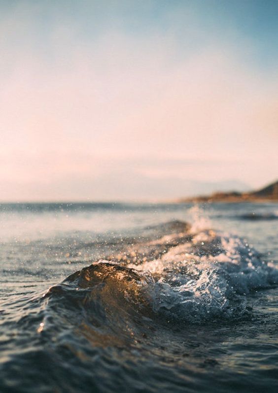 Beach sunset Ocean Wave Beach Poster Beach Print Ocean Print Coastal Decor Blush Pink Wave Art Ocean Photography Nordic Art Wave Print