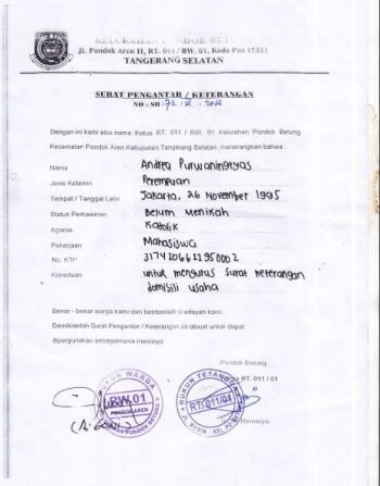 Pin Di Contoh Surat Namun anda tidak bisa mengurus KK begitu saja dengan pergi ke kantor camat serta kantor catatan sipil.