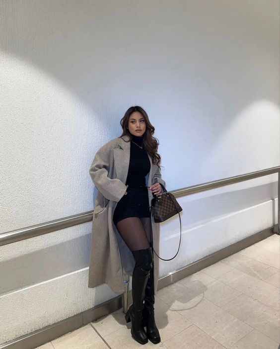 winter clubbing outfit