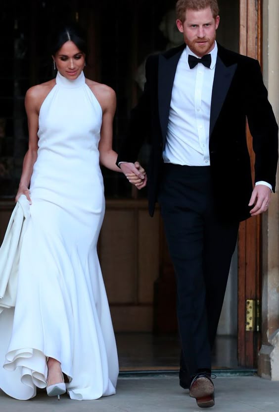 Meghan's Second Wedding Dress (and Car) Is About As Hollywood As It Gets