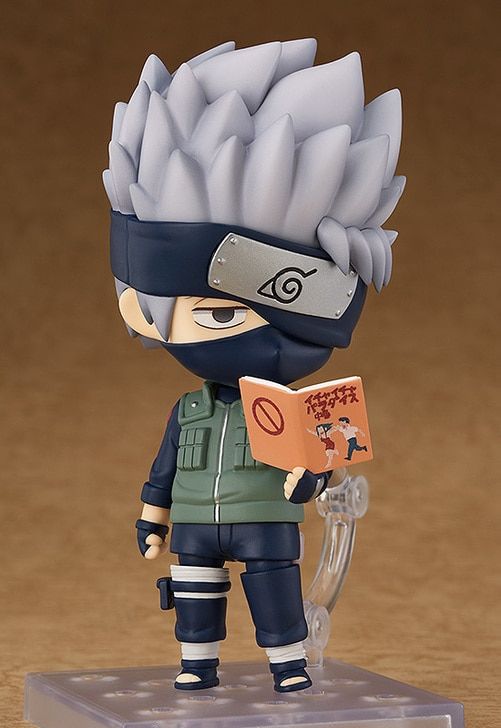 Anime Nendoroid 724 Naruto Shippuden Kakashi Hatake PVC Figure New No Box