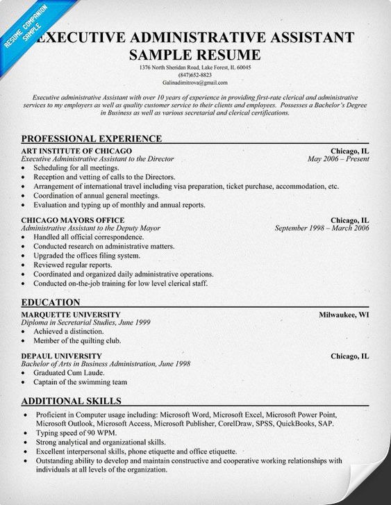 12 Executive Administrative Assistant Resume Sample Riez Sample - sample executive administrative assistant resume 12 Executive Administrative Assistant Resume Sample Riez Sample - sample executive administrative assistant resume