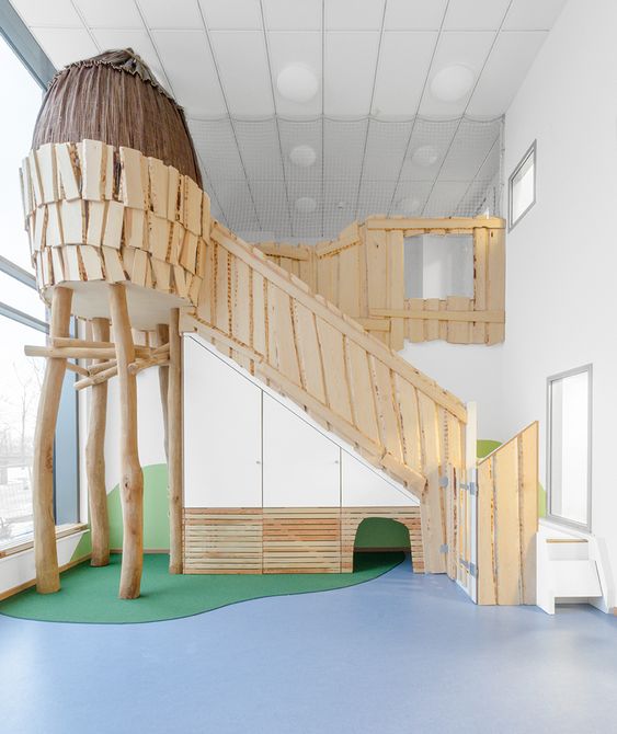 klettern und toben in den baumkronen / interior / kita klettern und toben in den baumkronen / interior / kita, Schlafzimmer design