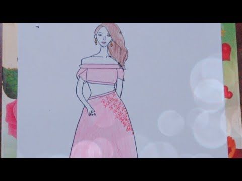 رسم وتصميم ازياء للمبتدئين How To Draw Fashion Design Youtube Drawings Art Design Art