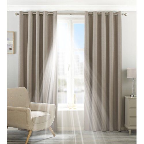 Wayfair Basics Eclipse Eyelet Blackout Thermal Curtains Eyelet Blackout Thermal Curtains