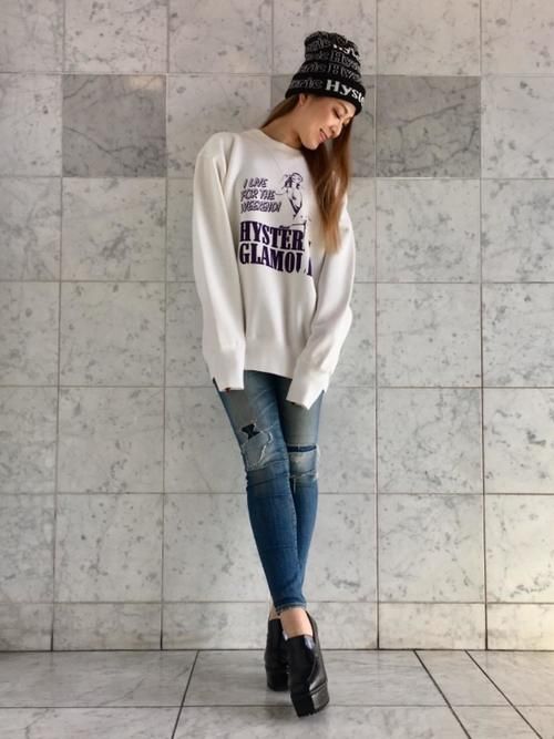 Ayaka Hysteric Glamour仙台店 Hysteric Glamourのデニムパンツを使ったコーディネート Wear ファッション ファッションコーディネート デニムパンツ Ayaka Hysteric Glamour仙台店 Hysteric Glamourのデニムパンツを使ったコーディネート Wear ファッション ファッションコーディネート デニムパンツ
