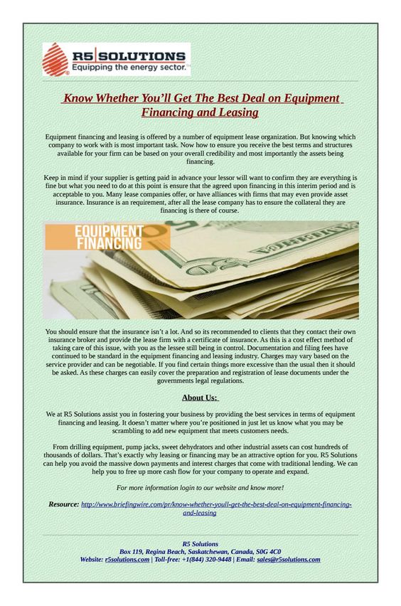 Heavy Equipment Financing \ Leasing For Oilfield Services - equipment lease form Heavy Equipment Financing \ Leasing For Oilfield Services - equipment lease form