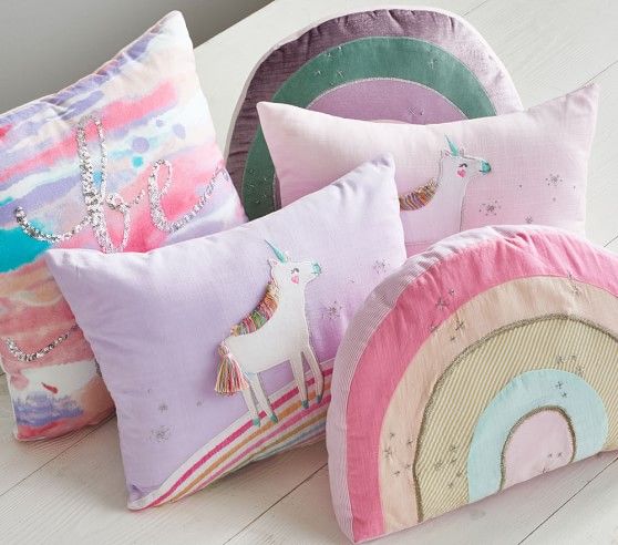 Molly Unicorn Pillow | Pillows, Diy Pottery Barn Kids Molly Unicorn Pillow