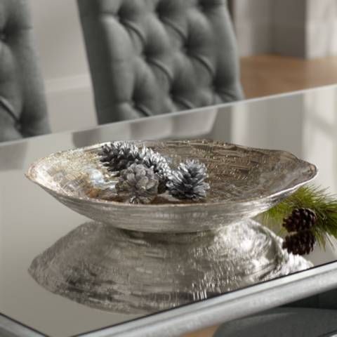 Brandi Glass 15 1 2 Wide Round Decorative Bowl 43f12 Lamps Plus Decorative Bowls Art Glass Bowl Lamps Plus