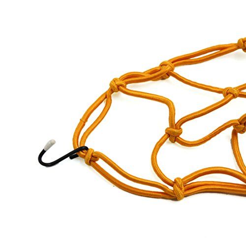 uxcell a17031700ux1024 2Pcs Orange Bungee Motorcycle Cargo Luggage Mesh Net Goods Holder uxcell a17031700ux1024 2Pcs Orange Bungee Motorcycle Cargo Luggage Mesh Net Goods Holder