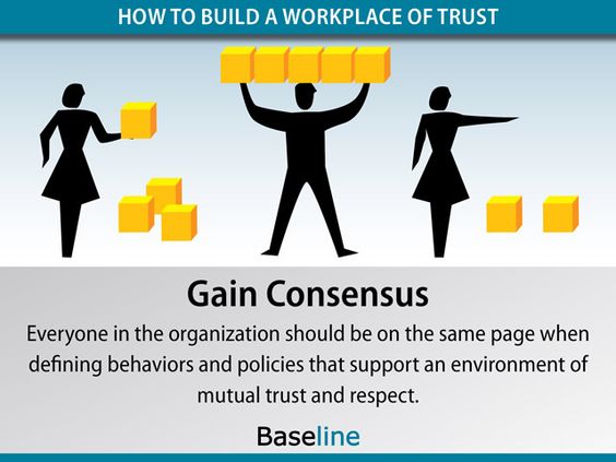 Gain Consensus to build a workplace of trust LinkEmUp - mutual consensus Gain Consensus to build a workplace of trust LinkEmUp - mutual consensus
