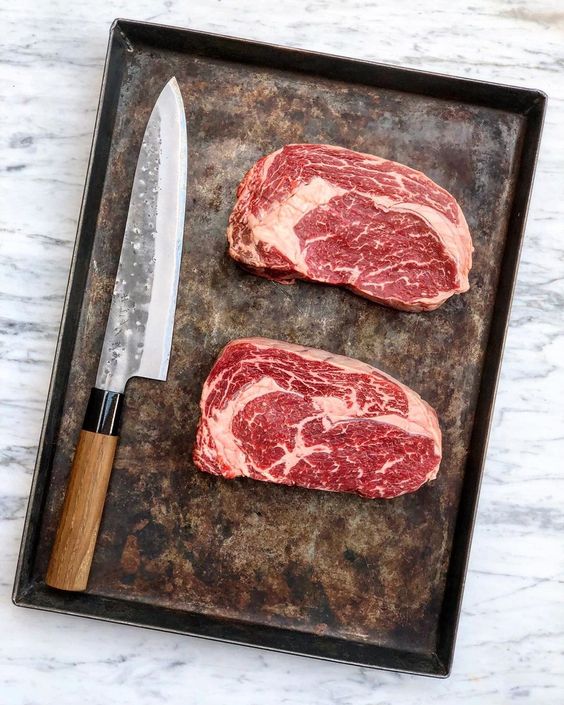 As Good As It Gets The Ribeye From Ocean Beef Has Been Sold Out For A While Now It S Back And You Can Order It Farskvaruhallensthlm Meat Shop Meat Ribeye