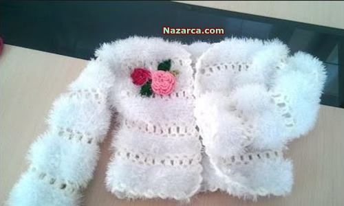 Sakalli Ipten Beyaz Gullu Bebek Hirka Modeli Turkce Videolu Nazarca Com Baby Knitting Patterns Baslangic Tig Isi Tig Isleri Sakalli Ipten Beyaz Gullu Bebek Hirka Modeli Turkce Videolu Nazarca Com Baby Knitting Patterns Baslangic Tig Isi Tig Isleri