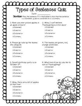 Types Of Sentences With Images Types Of Sentences Types Of