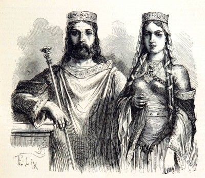 Clovis, Chlodowech, Chlodwig, Chlodovech, Clothilde of Burgundy, Merovingian, Frankish king, Clovis, Clothilde of Burgundy