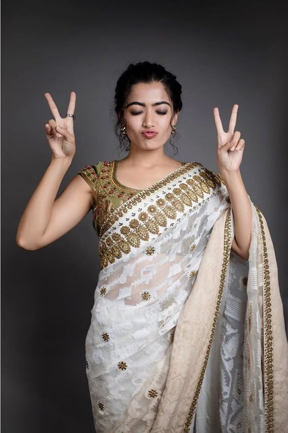 Rashmika Mandanna Stills From Behind Woods Awards - LinksInd