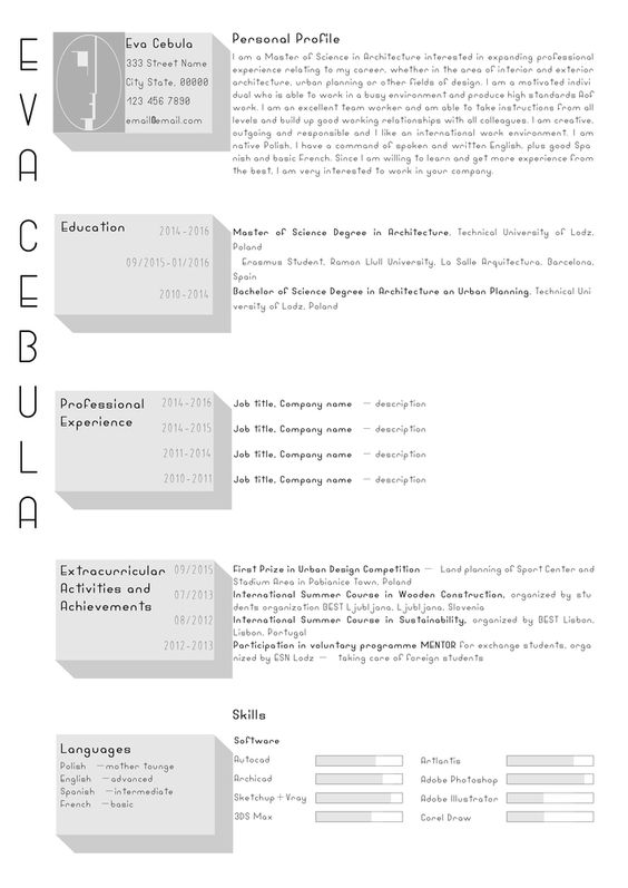 Gallery of The Top Architecture Résumé CV Designs - 2 Cv design - urban planner resume Gallery of The Top Architecture Résumé CV Designs - 2 Cv design - urban planner resume