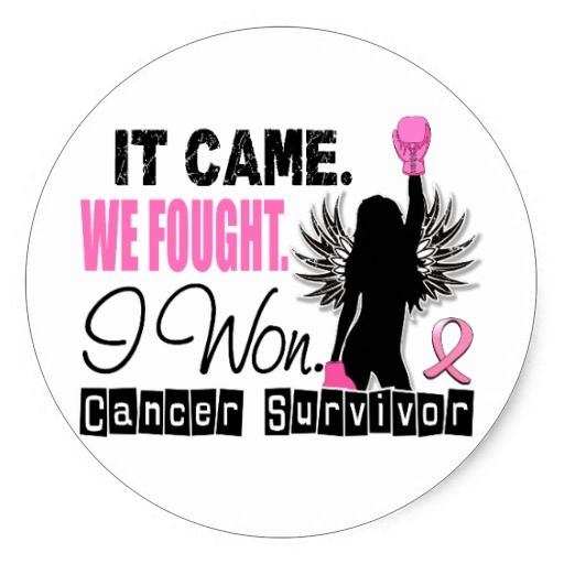 Survivor 22 Breast Cancer Classic Round Sticker