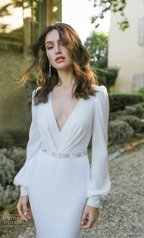 Lihi Hod 2019 long sleeve Wedding Dresses