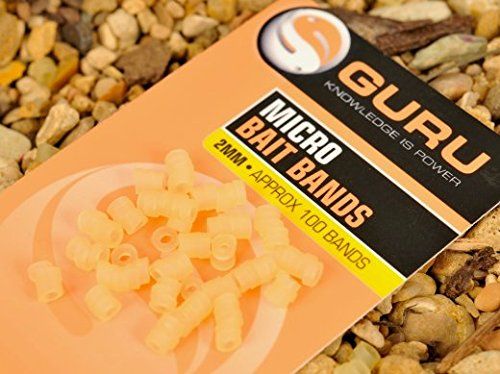 approx 100 per pack Guru Micro Bait Bands for hair rigs