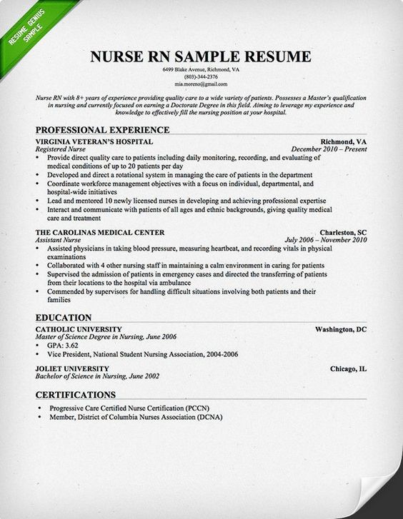 Nurse Resume Template Medical Resume Template by ResumeSouk - cover letters for nurses Nurse Resume Template Medical Resume Template by ResumeSouk - cover letters for nurses