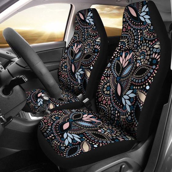 Tribal Beads Pattern Beautiful Car Seat Covers - T Shirt Yarn Granny Square available in T-shirt, hoodie, tank top, longsleeve, multi color and size S M L XL XXL 3XL 4XL 5XL. Shipping from the US. Easy 30 day return policy - Shop now! 6.1-ounce, 100% cotton .Double-needle neck, sleeves and hem; Roomy Unisex Fit. Ash is 99% cotton, 1% poly; Sport Grey is 90% cotton, 10% poly; Dark Heather is 50% cotton, 50% polyester .Decoration type: Digital Print. Made by Gildan