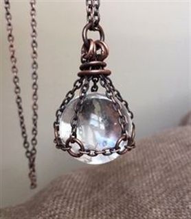Rose Quartz Crystal Ball Sphere Pendant 20mm 20" Silver Necklace Love Healing Rose Quartz Crystal Ball Sphere Pendant 20mm 20" Silver Necklace Love Healing