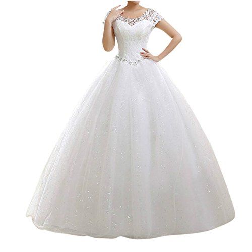 Robe Femmes /Él/égante De Mariage Encolure Ronde Pour Dentelle Dress
