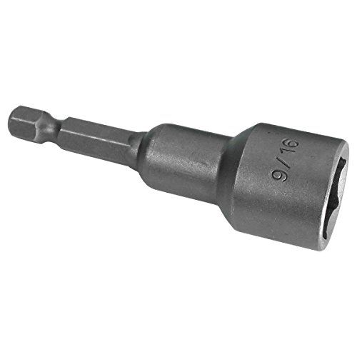 New 6/" LONG 9//16/" MAGNETIC NUT DRIVER SETTER Hex Shank Quick Release