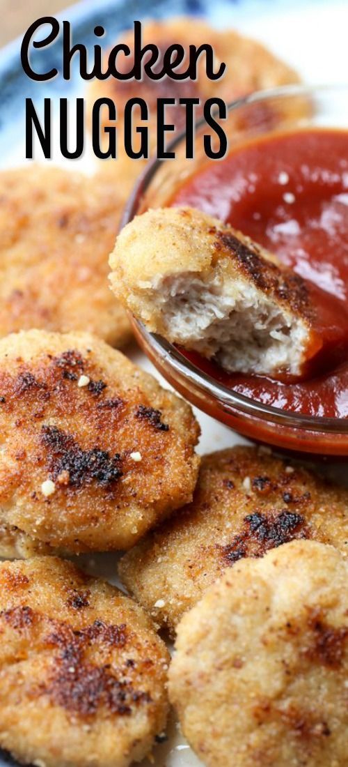 Homemade Chicken Nuggets 1 Pound Ground Chicken Have Your Butcher Do This For Homemade Chicken Nuggets Chicken Nugget Recipes Ground Chicken Nuggets Recipe