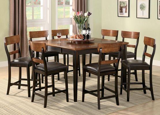 Counter Height Dining Room Sets By Coaster Franklin Home Interiors Table In Kitchen Counter Height Dining Room Sets By, Coaster Home Furnishings 9 Piece Counter Height Storage Dining Table