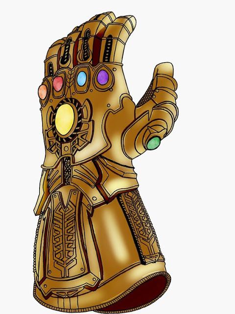 Marvel Legends Series Infinity Gauntlet Coloring Guantelete El Guantelete Del Infinito Gemas Del Infinito Marvel