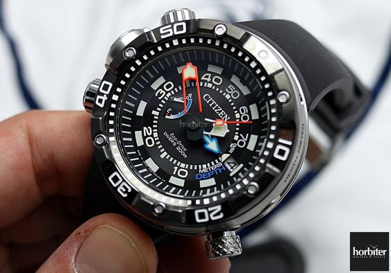 CITIZEN Promaster Aqualand Depth Meter BN2024-05E three