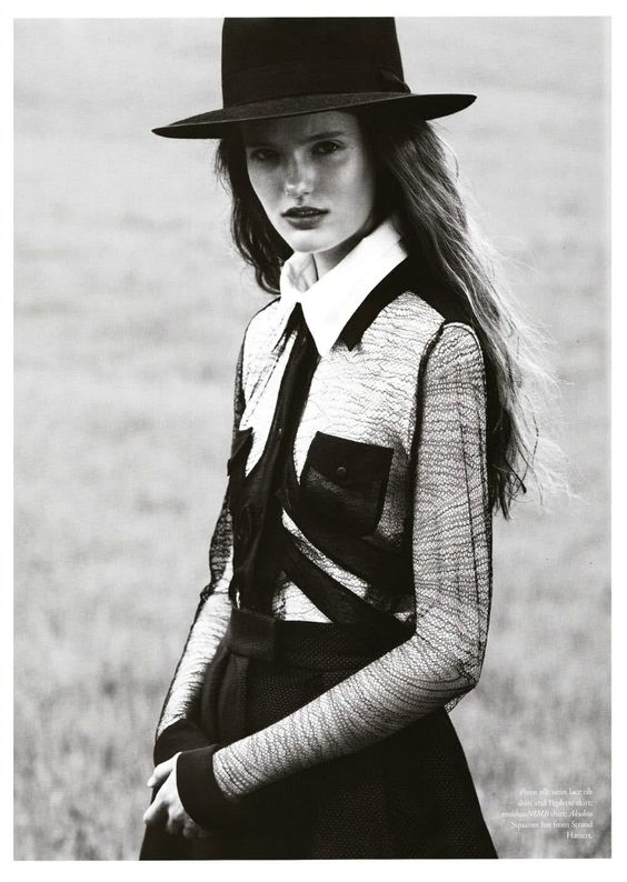 katie fogarty by benny horne for russh magazine australia july/august 2009.